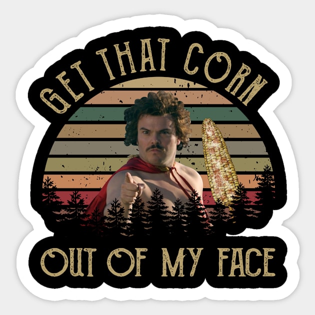 Nacho Libre Nacho Jack Vintage Sticker by Zacharys Harris